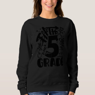 5th Grade Graffiti Fifth Grade Back To School  Boy Sweatshirt