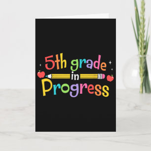 5th Grade In Progress Ck To School Students Teache Card