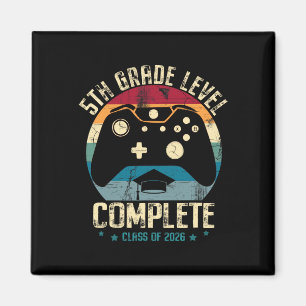 5th Grade Level Complete Gamer Cl Of 2026 Graduati Magnet