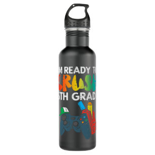 5th Grade Level Complete Gamer Class Of 2021 Gradu 710 Ml Water Bottle