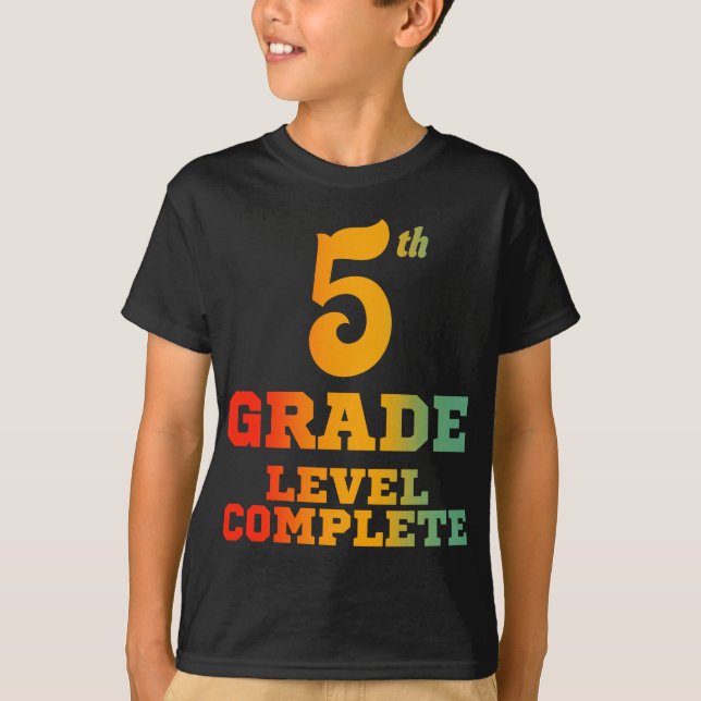 5th Grade Level Complete Graduation 2025 Class  T-Shirt (Front)