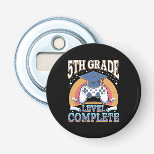 5th Grade Level Complete Graduation Gaming Gamer Bottle Opener