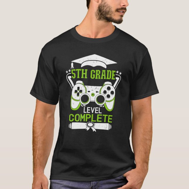 5th Grade Level Complete Is Cool 5th Grade Graduat T-Shirt (Front)