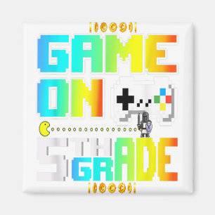 5th Grade Level Unlocked Back To School Game Contr Magnet