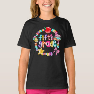 5th Grade Preppy Cute Bracelet Girl Kids T-Shirt