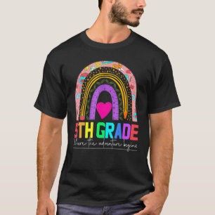 5th grade rainbow teacher team fifth grade squad g T-Shirt