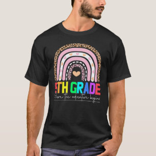 5th grade rainbow teacher team fifth grade squad g T-Shirt