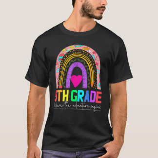 5th grade rainbow teacher team fifth grade squad g T-Shirt