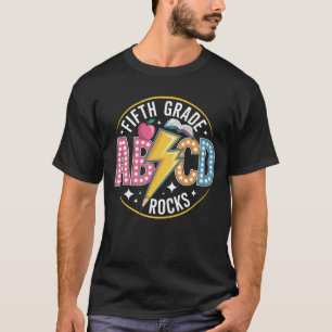 5th grade, rocks, pencil, lighting, teacher, educa T-Shirt