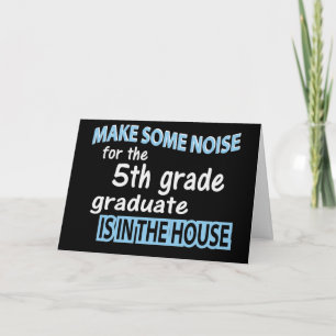 5th Grade School Graduate Congratulations Card