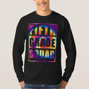 5th Grade Squad Back To School Teacher Student Fif T-Shirt