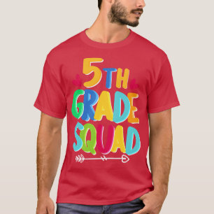 5th Grade Squad Cute Back To School For Kids Gift T-Shirt