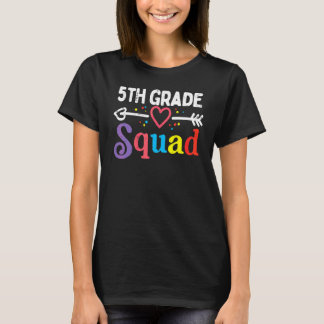 5th Grade Squad Fifth First Day School Teacher Boy T-Shirt