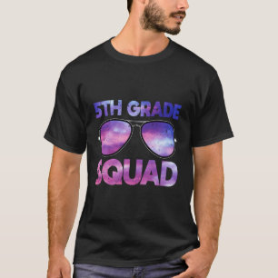 5Th Grade Squad Fifth Teacher Student Team Back To T-Shirt