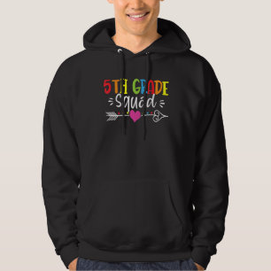 5th Grade Squad Team Fifth Grade Teacher Student S Hoodie
