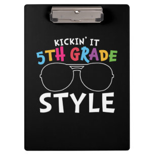 5th Grade Teacher Fifth Grade Style Clipboard
