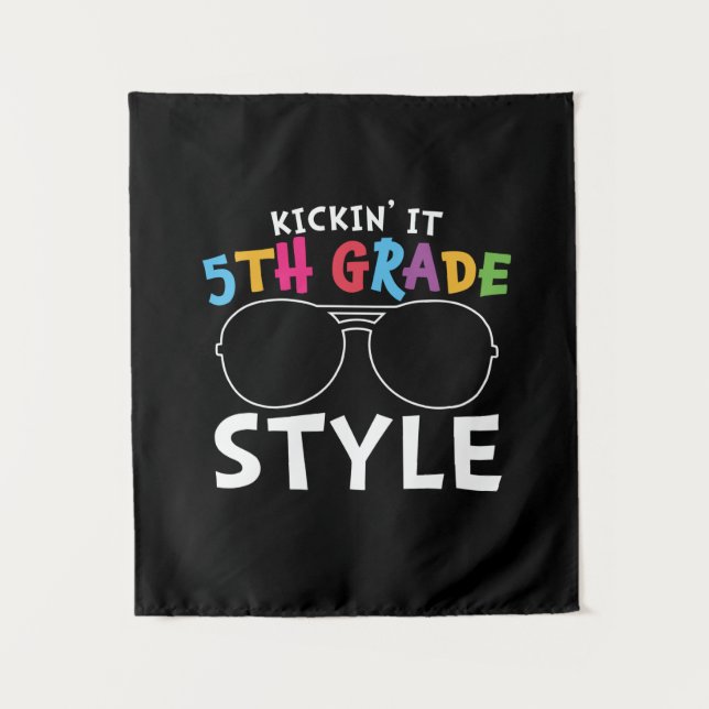 5th Grade Teacher Fifth Grade Style Tapestry (Front)