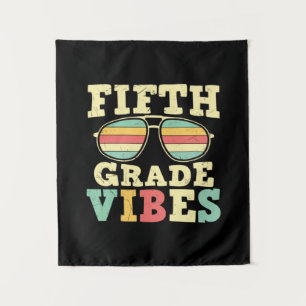 5th Grade Teacher Fifth Grade Vibes Tapestry