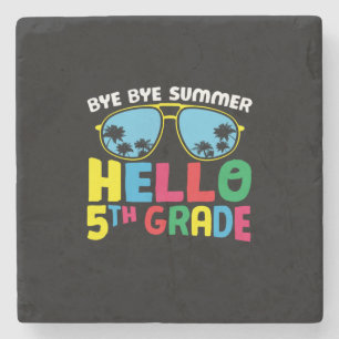 5th Grade Teacher Hello 5th Grade Stone Coaster