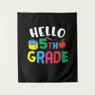 5th Grade Teacher Hello Fifth Grade Tapestry