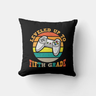 5th Grade Teacher Level Up To Fifth Grade Cushion