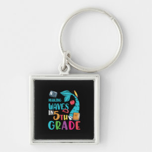 5th Grade Teacher Making Waves In 5th Grade Key Ring