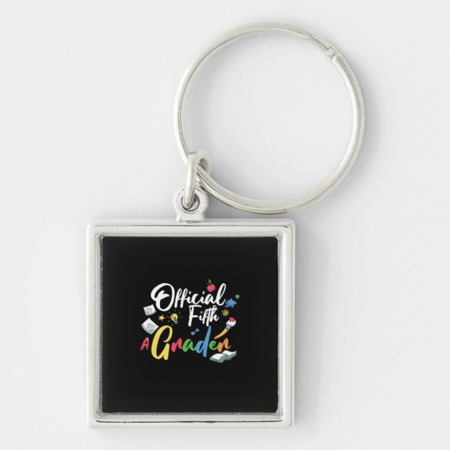 5th Grade Teacher Official Fifth Grade Key Ring (Front)