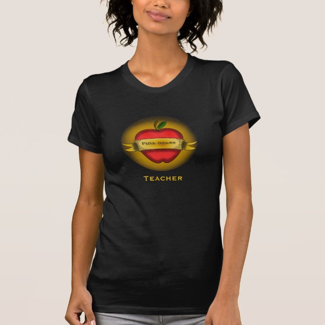 5th grade Teacher T shirt (Front)