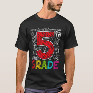 5th Grade Team Fifth Grade Teacher Back To School T-Shirt