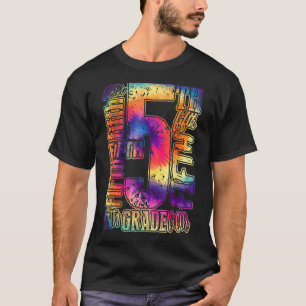 5th Grade Typography Team Fifth Grade Teacher Back T-Shirt