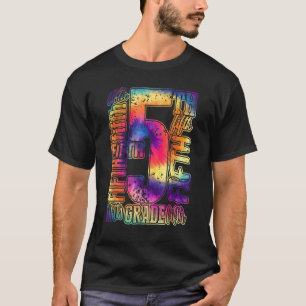 5th Grade Typography Team Fifth Grade Teacher Back T-Shirt