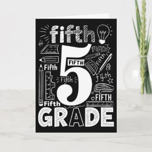 5th Grade Typography Team Fifth Grade Teacher Ck T Card