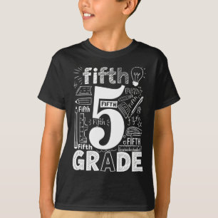 5th Grade Typography Team Fifth Grade Teacher Ck T T-Shirt