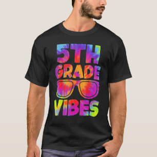 5th Grade Vibes Back To School Students Teachers T-Shirt