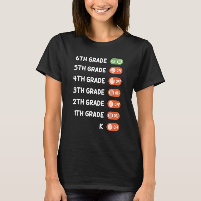 5th Graduate Next Stop Middle School T-Shirt (Front)