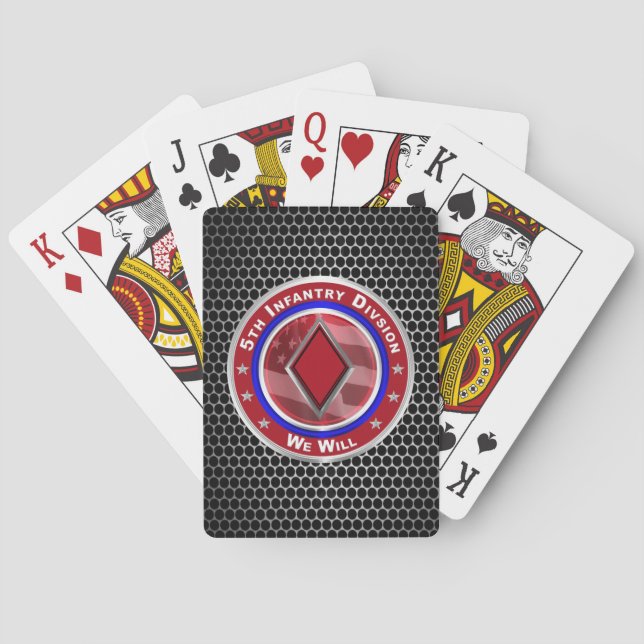 5th Infantry Division Playing Cards (Back)
