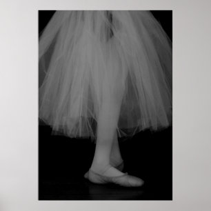 5th Position Black and White- Poster