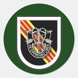5th SFG(A) - Vietnam Classic Round Sticker