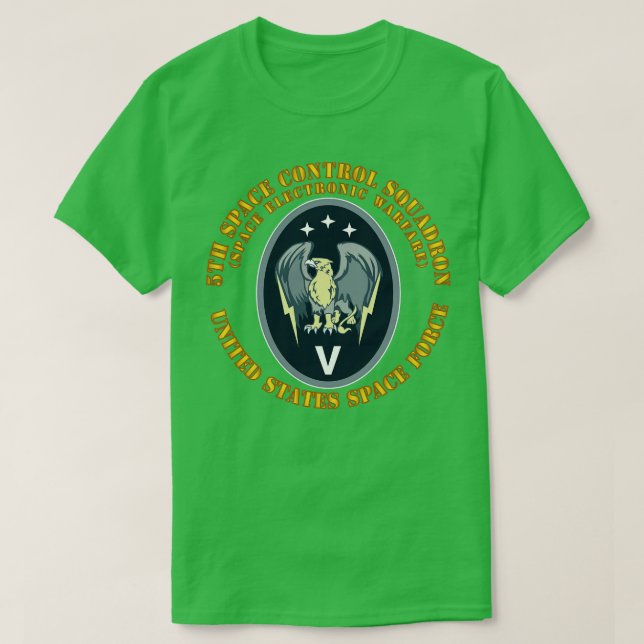 5th Space Control Squadron 5 SPCS T-Shirt (Design Front)