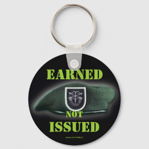 5th special forces flash green berets Keychain