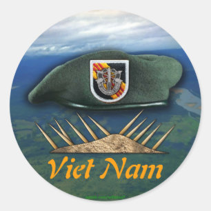 5th Special forces Green Berets group nam Sticker