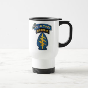 5th special forces green berets patch travel Mug