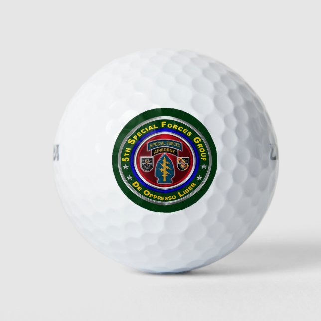 5th Special Forces Group (Airborne) Golf Balls (Front)