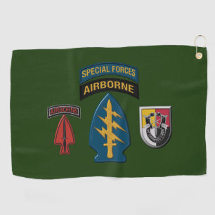 5th Special Forces Group (Airborne) Patch Design Golf Towel