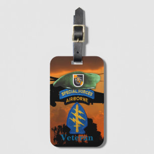 5th Special Forces Group Green Berets SFG SF Vets Luggage Tag