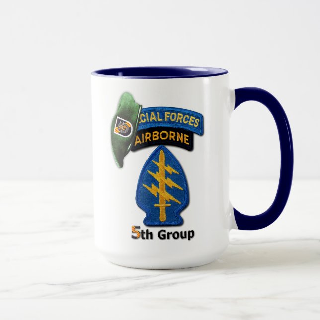 5th Special Forces Group Green Berets SFG SF Vets Mug (Right)