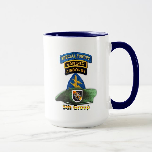 5th Special Forces Group Green Berets SFG SF Vets Mug (Right)