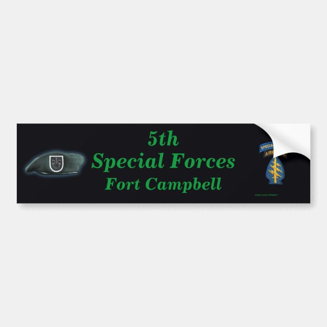 5th special forces group iraq Bumper Sticker vets (Front)