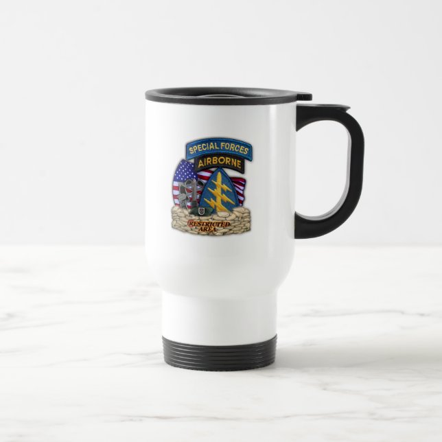 5th Special forces group iraq vets veterans Mug (Right)