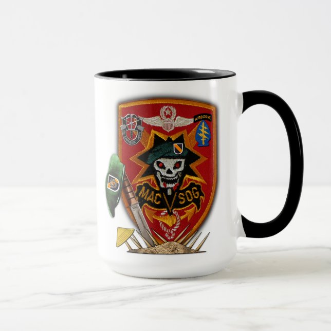 5th Special Forces Group MACVSOG Vietnam Veterans  Mug (Right)